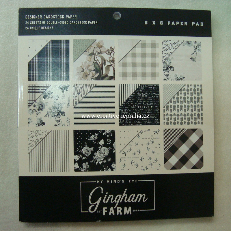 My Mind's Eye - Gingham Farm 15x15cm 24ks